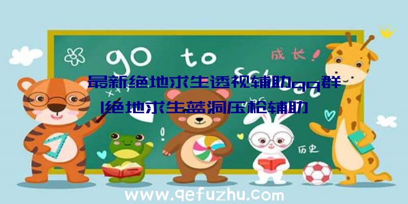 「最新绝地求生透视辅助qq群」|绝地求生蓝洞压枪辅助